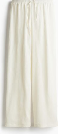 H&M Hose mit Kordelzügen - White