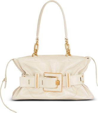 Balmain Buffalo leather Anthem bag in White at Nordstrom