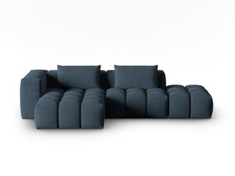 CXL by Christian Lacroix Sof&aacute; esquinero modular 4 plazas de tejido estructural azul oscuro