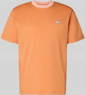 Lacoste Regular Fit T-Shirt aus reiner Baumwolle in Orange, Gr&ouml;&szlig;e XXXL