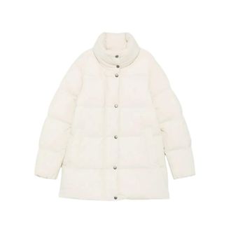 Woolrich Madison Coat - Dames - Jassen - Beige - Maat: XS Polyamide