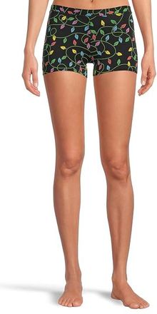 MeUndies Feel Free Boyshorts Womens Underwear String Lights : SM, Elastane/Synthetic