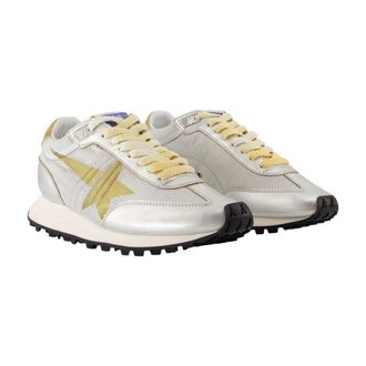Golden Goose Metallic Leather Sneaker - Silver