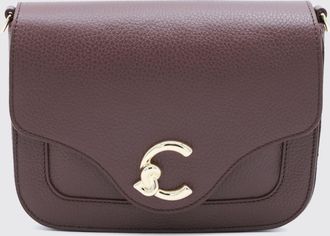 Coccinelle Mini borsa a tracolla C-Me in pelle martellata con chiusura a patta