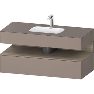 Duravit Duravit Qatego Lavabo Encastrado Con Base De Lavabo Consola
