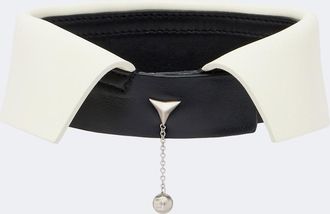 Fendi Embellished leather collar