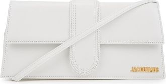 Jacquemus Le Bambino White Leather Top Handle Bag, Bag, White, Leather - One Size