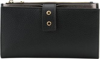 Pourchet Hebdo Wallet - Dames - Portefeuilles - Zwart - ONE Size - Leer - Accessoires