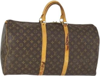 Louis Vuitton Pre-owned Weekend Bags, female, Brown, Size: ONE SIZE Pre-owned Weekend Bag