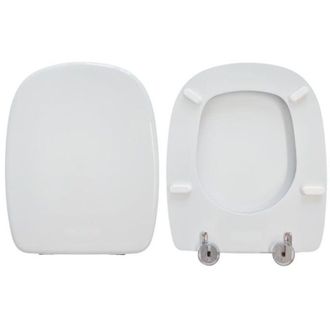 Dolomite Copriwater Fleo compatibile in poliestere bianco