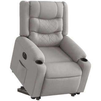 vidaXL Vidaxl - Sill&oacute;n El&eacute;ctrico Reclinable Elevable De Tela Gris Nube