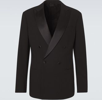 Giorgio Armani Blazer de esmoquin de lana virgen