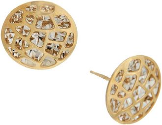 Italian Gold, Inc 10K 13Mm Cut Out Design Stud Earrings