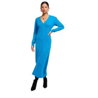 Little Mistress Maxi-trui-jurk voor dames (Blauw)