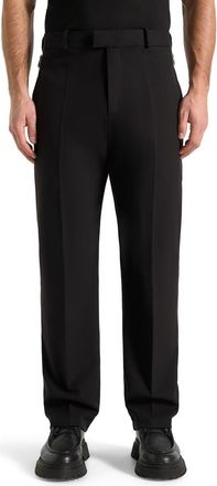 Mani&egrave;re De Voir Joseph Refined Regular Fit Trousers in Black at Nordstrom, Size 30