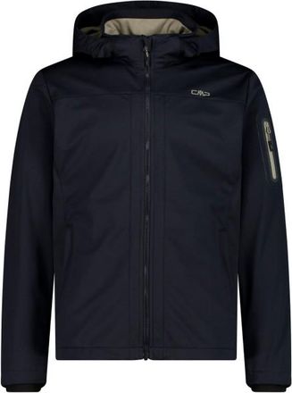 F.lli Campagnolo Jacket Zip Hood Light Melange Softshelljacke f&uuml;r Herren | blau/schwarz