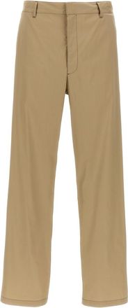 Prada Beige Regular Flat Front Pant