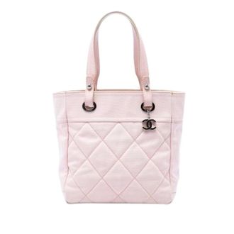 Chanel Pre-owned Chanel Bolso Tote Acolchado de Lona - Pre-owned - Mujer - Rosa - ONE SIZE