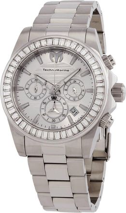 Technomarine Manta Chronograph Quartz Silver Dial Mens Watch TM-222001