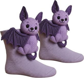 Generic 3D Knit Animal Socks,Skid Warm Proof Cotton Socks, Novelty Floor Sock for Christmas,Cute Hand Crochet Knit Sock,Winter Warm Floor socks for Adults,Bre