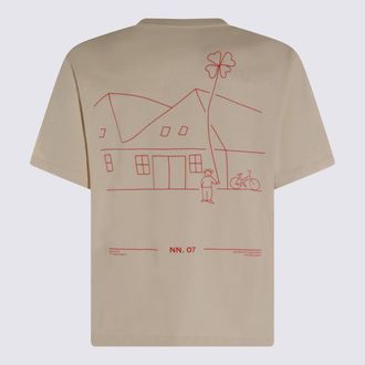 Nn.07 Mens T-Shirts And Polos Ivory _co