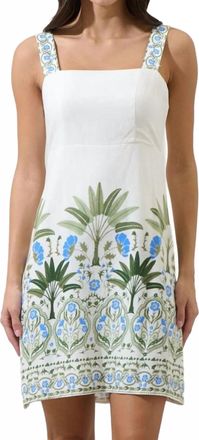 Sugarlips Palm Springs Mini Dress In White Multi