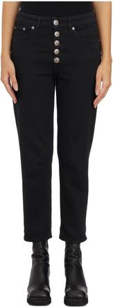 Dondup Jeans met juweelversiering - Dames - Slim Fit Jeans - Zwart - W25 - Jeans