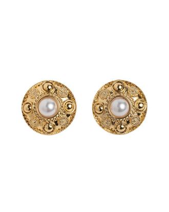 Electric Picks 14K Plated 3Mm Pearl Villa Earrings