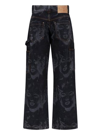 Vaquera Womens Jeans Black Cotton