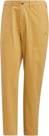 adidas Solid Color Straight Sports Pants Mens Gold Color HP1386