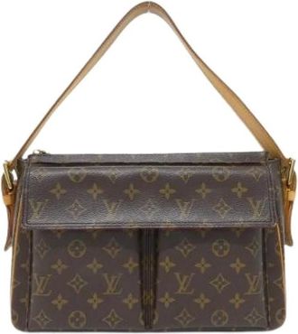 Louis Vuitton Pre-owned Shoulder Bags, female, Brown, Size: ONE SIZE Pre-owned Monogram Viva Cite Shoulder Bag