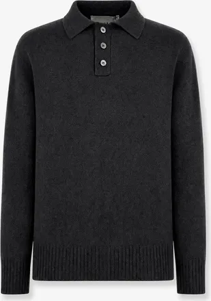 Amaranto Maglia Polo in lana e cashmere - AMARANTO - gender_Man