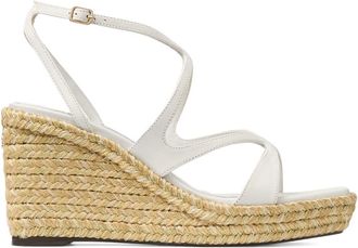 Jimmy Choo London Espadrilles Ayla 85mm - Bianco