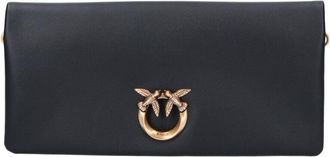 Pinko Black Click Soft Leather Bag