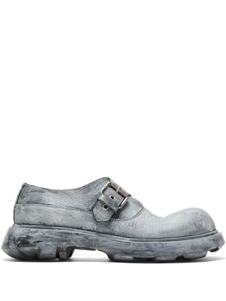 Acne Studios Leren gespschoenen - Grijs