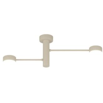 Top-Light Plafoniera moderna top light octopus 1227 2 gx53 led orientabile metallo, finitura metallo sabbia