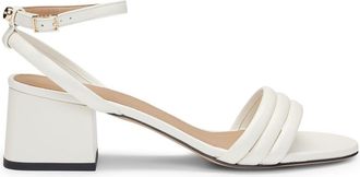 HUGO BOSS Womens Melanie Slider Slippers in Open White - Size UK 3