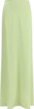 Kristina Ti Womens Skirt Silk Apple