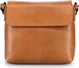 Jost Rana Leather Shoulder Bag Cognac Brown