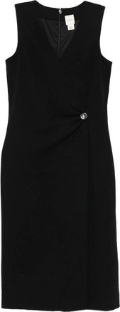 Calvin Klein Sleeveless V-neck Midi Dress
