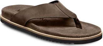 Allen Edmonds Sawgrass Flip Flop in Chocolate Suede at Nordstrom, Size 13
