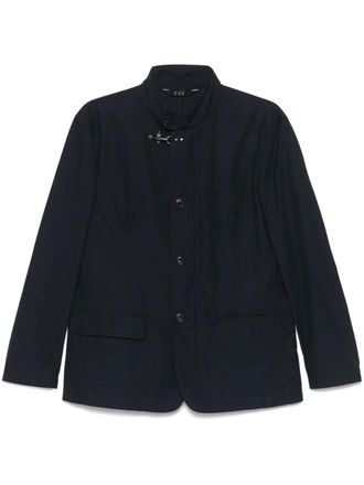 Fay Urban overshirt - men - Polyamide/Cotton - L - Blue