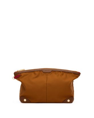 Hammitt Hammitt Nicky Cosmetic Pouch Amber Nylon Gold Lrg