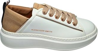 Alexander Smith Wembley Sneaker - Dames - Sneakers - Wit - 37 EU - Leer - Schoenen