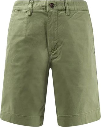 Polo Ralph Lauren Bedford Flat Short - Heren - Korte Broeken - Groen - W30 - Katoen - Korte Broeken