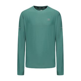 Karrimor Mens Long Sleeve Run T-Shirt Green Spruce M