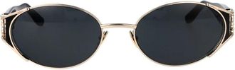 Saint Laurent M919 Zonnebril - Dames - Zonnebrillen - Zwart - 55 MM - Nylon - Accessoires