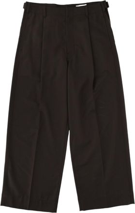 Christophe Lemaire Tailored Wide-Leg Polyester-Blend Cropped Pants
