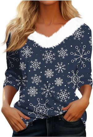 Generic ladies jumpers, Christmas Jumpers for Women Fall Long Sleeve Shirts Ladies 2025 Crew Neck Fashion Hoodies Casual Long Sweatshirt Tops Sweaters Winter 