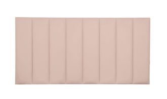 Really Nice Things Cabecero tapizado en terciopelo rosa 145x57cm